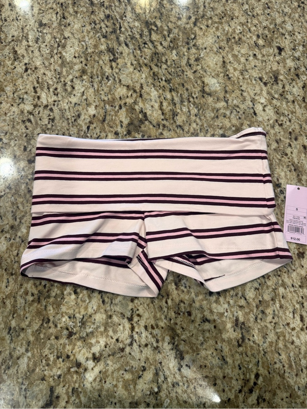 Sz S stripped wild fable bicycle shorts